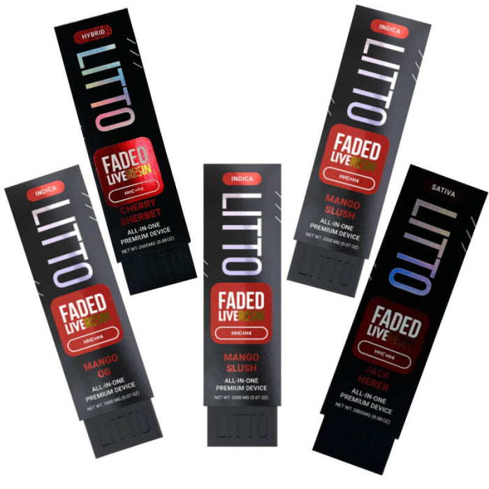 Litto - Faded Live Resin - HHC - H4 - Disposable - 2 Grams