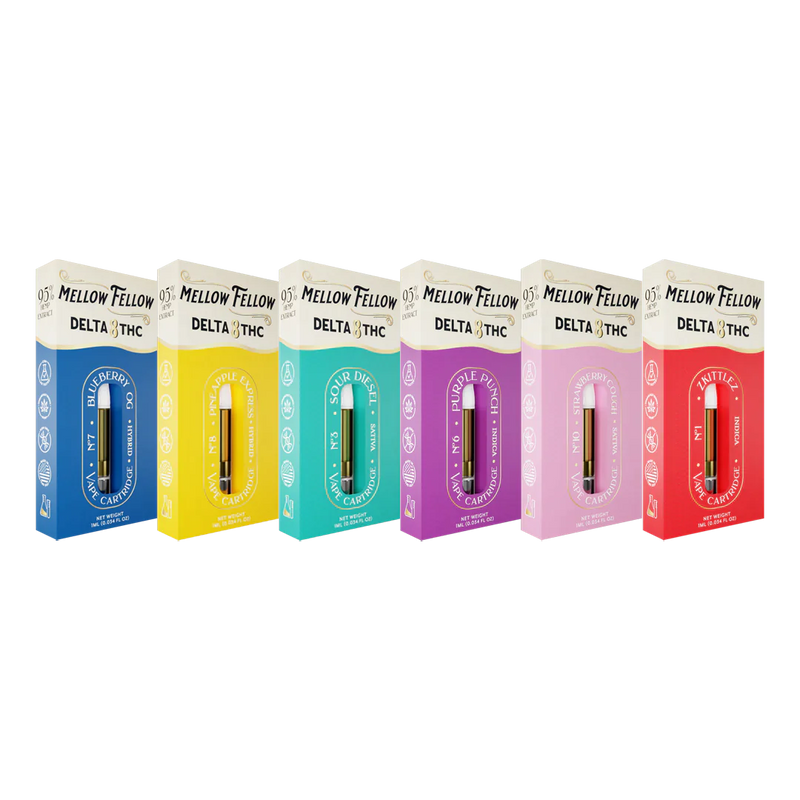 Mellow Fellow Delta 8 THC Vape Cartridge 1ml