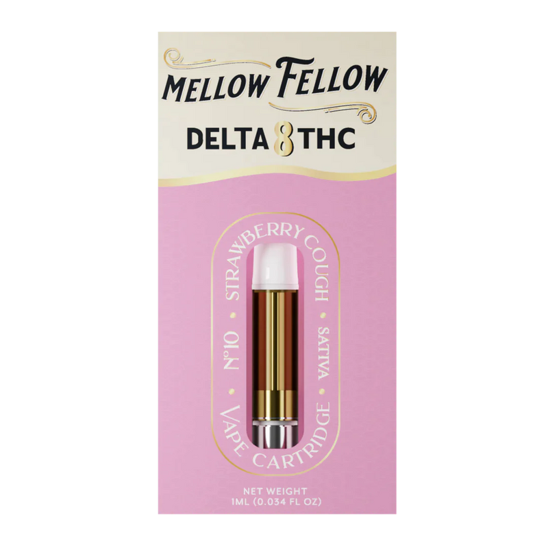 Mellow Fellow Delta 8 THC Vape Cartridge 1ml