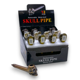 REMOVABLE METAL SKULL 12PCS
