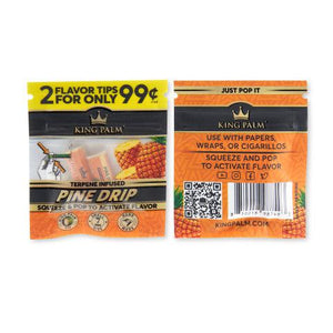 King Palm 2 Flavored Filters – Pine Drip 7mm - 2pk - 50ct
