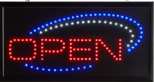 LED OPEN SIGHN WHITE M 107.6X16.5X40.5CM