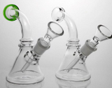 GLASS WATER PIPE COLOR MIN NECK TOP/BOTTOM