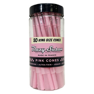 BLAZY SUSAN Pink Pre Rolled Cones | King Size | 50 Count