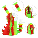 SILICONE 7 INCH GID ONE EYED MONSTER WATER PIPE