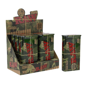 RAW Camo Pre- Rolled Tip Tin