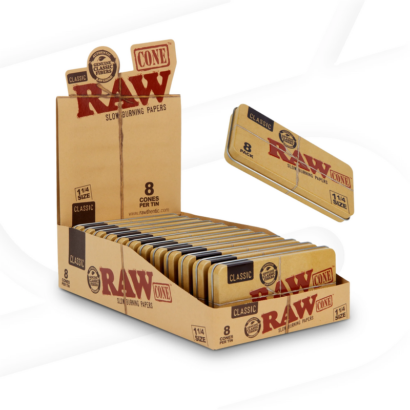 RAW Classic 1 1/4 Cone Tin