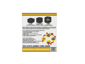 Dud Hookah Charcoal Big Cube 64pcs