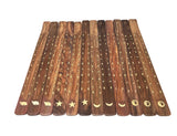 Wooden Incense Boat 18" assorted, inlay