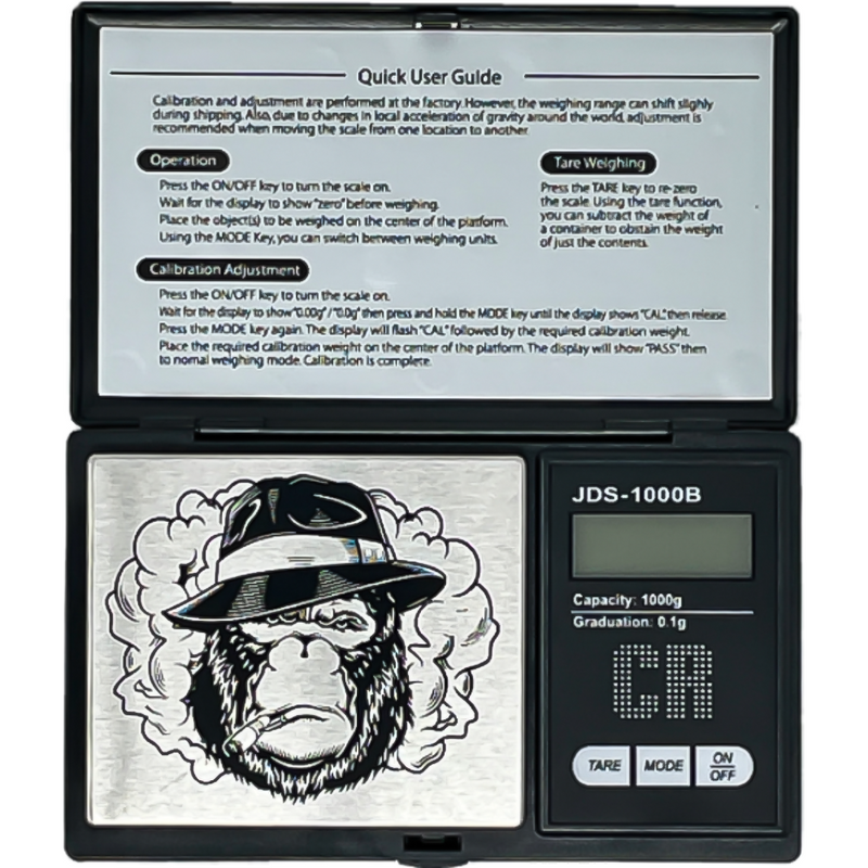 DIGITAL SCALE JDS-1000B 0.1G SPECIAL EDITION GORILLA CRS44 1CT