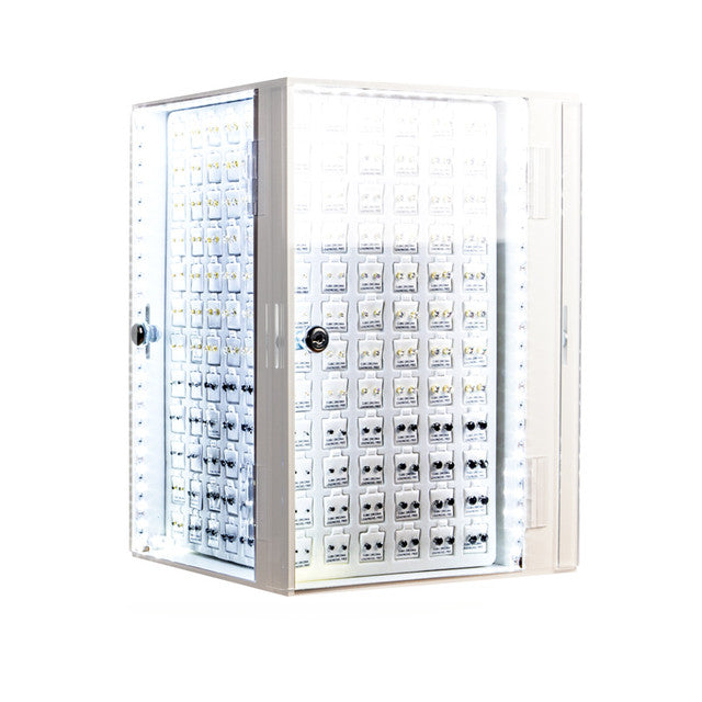 270CT STUD Four-sided Tray Led Case 360 turning DISPLAY