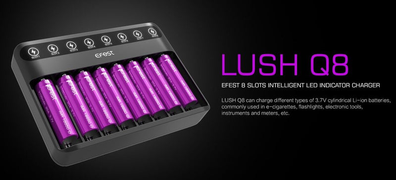 EFEST LUSH Q8 CHARGER