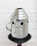 Egyptian Hookah Silver Metal Wind Cover w/Handle