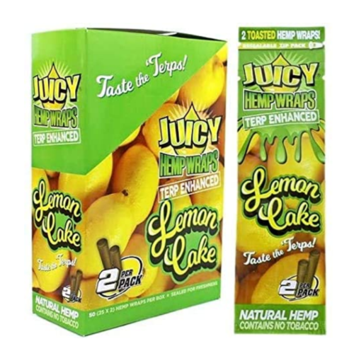 JUICY hemp wraps lemon cake