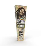 Bob Marley Organic Cones - 1 1/4 Size Cones (83mm) - 33 Pack