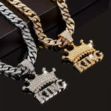 Chain Hip Hop Jewelry Necklace SLILIVER AND GOLD 144 DISPLAY