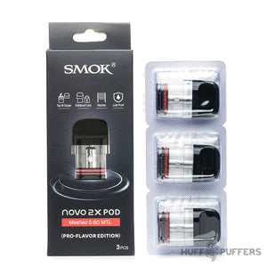 SMOK NOVO 2X REPLACEMENT PODS 3CT