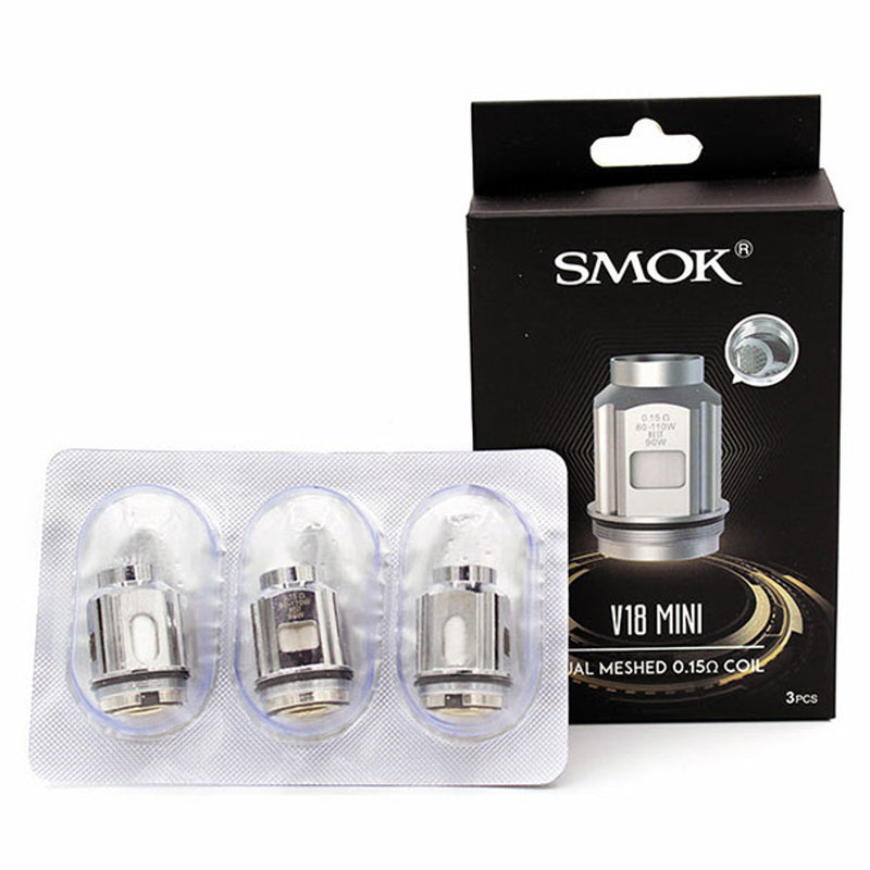 Smok V18 Mini Dual Meshed .15 Coil 3pk