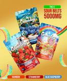 Canabzy Sour Belts – 5000mg