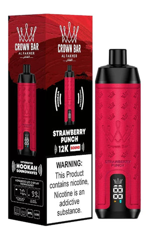 Al Fakher Crown Bar 12000 Puffs Shisha Hookah Disposable Vape