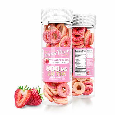 MELLOW FELLOW /DELTA 9 THC + CBD 800MG GUMMIES