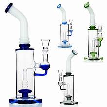 11" Water Pipe with Shower Head and 14mm Male Bowl