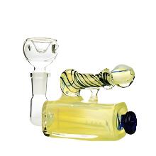 5" Water Pipe with Circle Body and 14mm Male Bowl