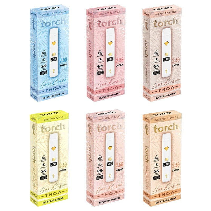Torch Live Rosin THC-A Disposable Vape Kit 2.5G