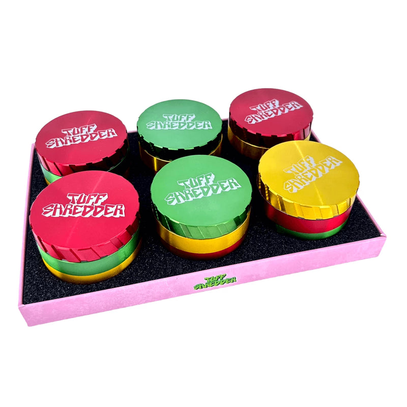 Tuff Shredder Grinder 63mm - 4 Parts - Assorted Colors