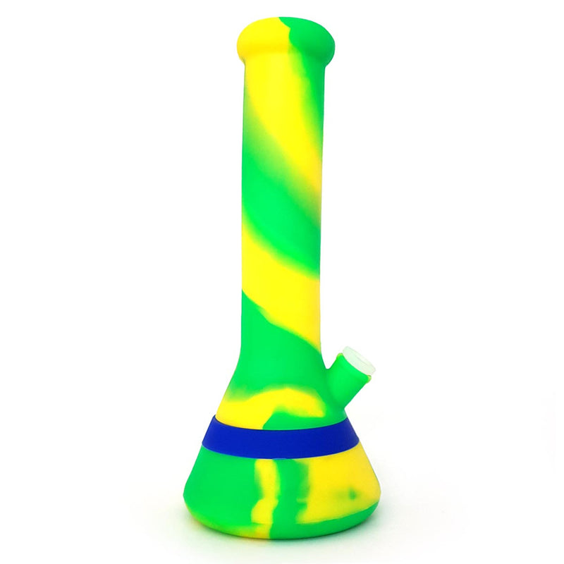 SILIC LAB:SILIC LAB WATER PIPE / GREEN/YELLOW/BLACK