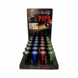 Vapor Buddy Pipe Aluminum Bowl Display 24ct