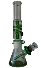 WATER PIPE BONG WITH COILS