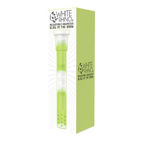 White Rhino Silicone Downstem Glow In The Dark