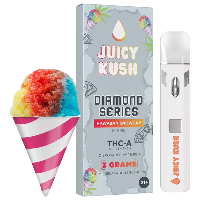 Juicy Kush HAWAIIAN SNOWCAP - THCA Disposable 3G