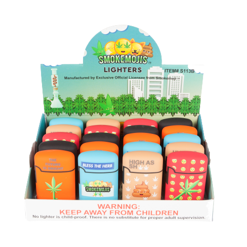 EAGLE SMOKEMOJIS (S113B) TORCH LIGHTER - 20CT