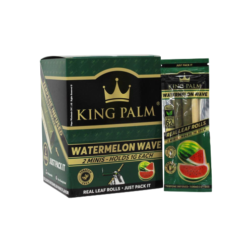 ROLLIG PAPERS:KING PALM-2MINIS-1.5G-WATERMELON