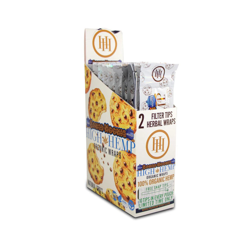 HIGH HEMP ORGANIC WRAPS KOOKIE - PACK OF 2 - DISPLAY OF 25