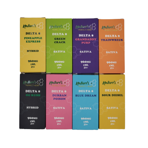 Nature's Perfect Hemp Delta 8 THC  Disposable Vape Cartridge