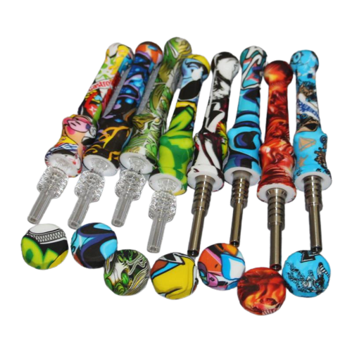 SILICONE NECTAR COLLECTOR HAND PIPE / BIG