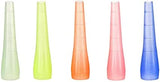 Puffizer Hookah Tips - Disposable Colorful Mid-Size Mouth Tips for Hookah/Shisha - Individually Wrapped Plastic Hookah Accessories - Thick, Long Male Ends and Perfect for Parties | Pack of 50