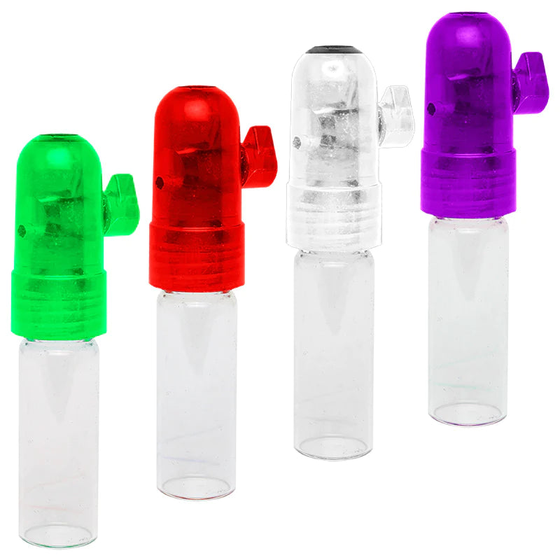 Glass Vial with Bullet Cap