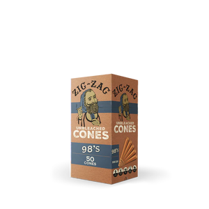Mini Bulk Unbleached Cones 98's - 50 Count