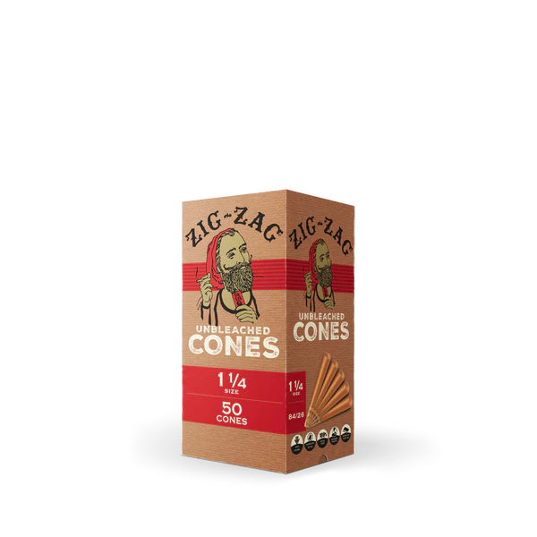 Mini Bulk Unbleached Cones 1 1/4 - 50 Count