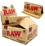 raw organic hemp natural unrefined hemp rolling papers /king size slim / 15 per box