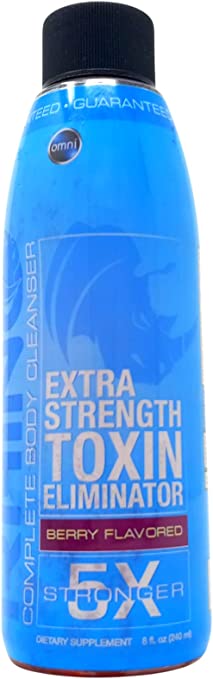 Omni Rhino Extra Strength Toxin Eliminator - Herbal Cleanse Detox Drink - 1 Day Toxin Rid - Weight Loss Support - 5X Stronger - 8 fl oz
