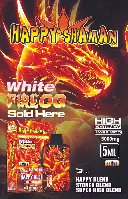 Super High Blend/flavor-White Fire OG Sativa/5ml Vape Mod