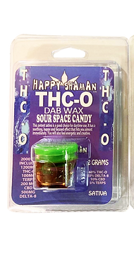 THC-O DAB WAX SOUR SPACE CANDY