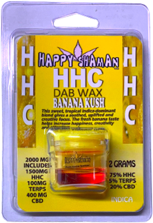 THC-O DAB WAX BANANA KUSH