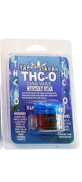 THC-O DAB WAX MYSTERY STAR 2GM