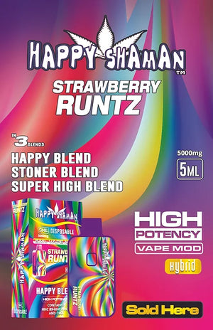 Happy Blend /flavor-Strawberry Runtz Hybrid/5ml Vape Mod